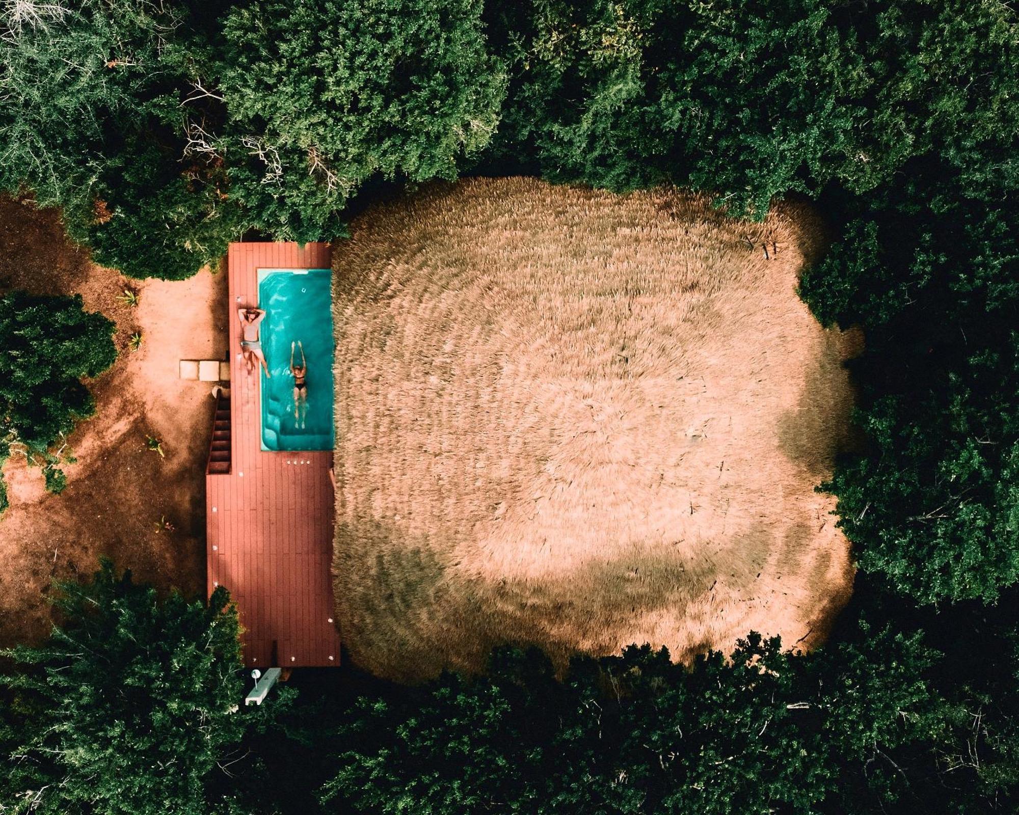 Luxuriöse All-inclusive-Hütte mit eigenem Tauchbecken – mit 1 Pirschfahrt