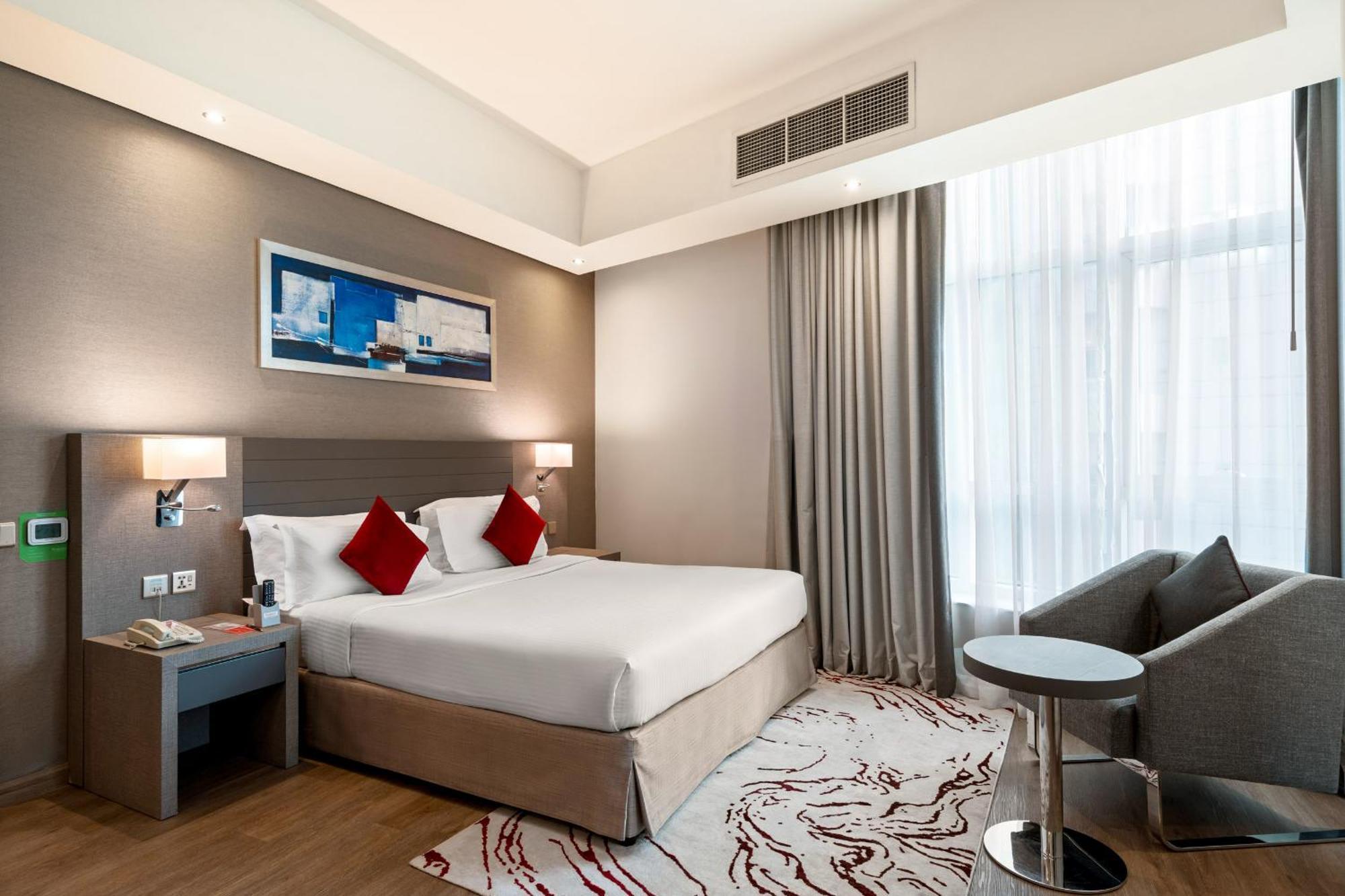 1 King Bed Mobility Accessible Room Walk Shower Non-Smoking