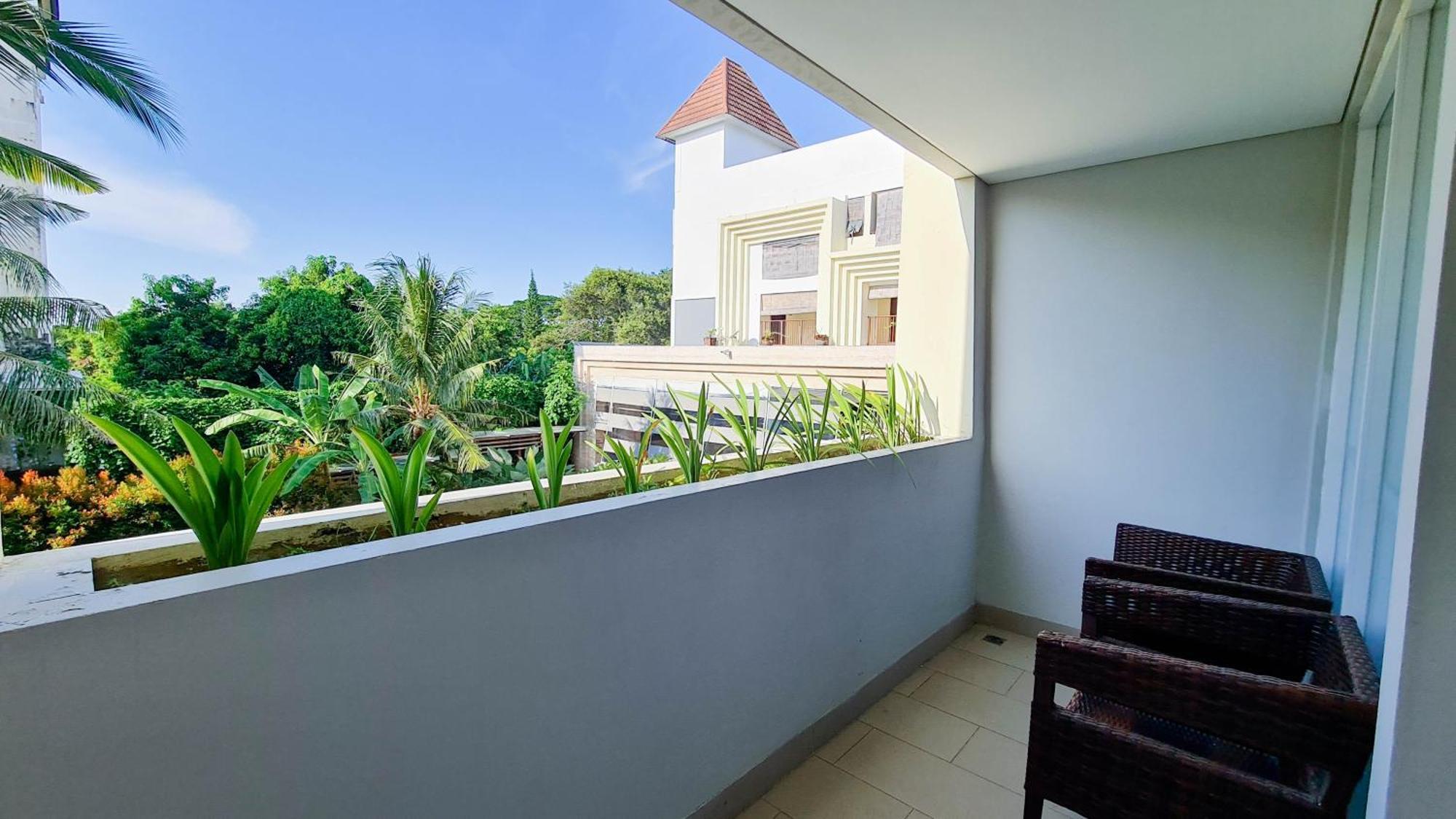 Quarto Twin Grand Deluxe com Vista Piscina