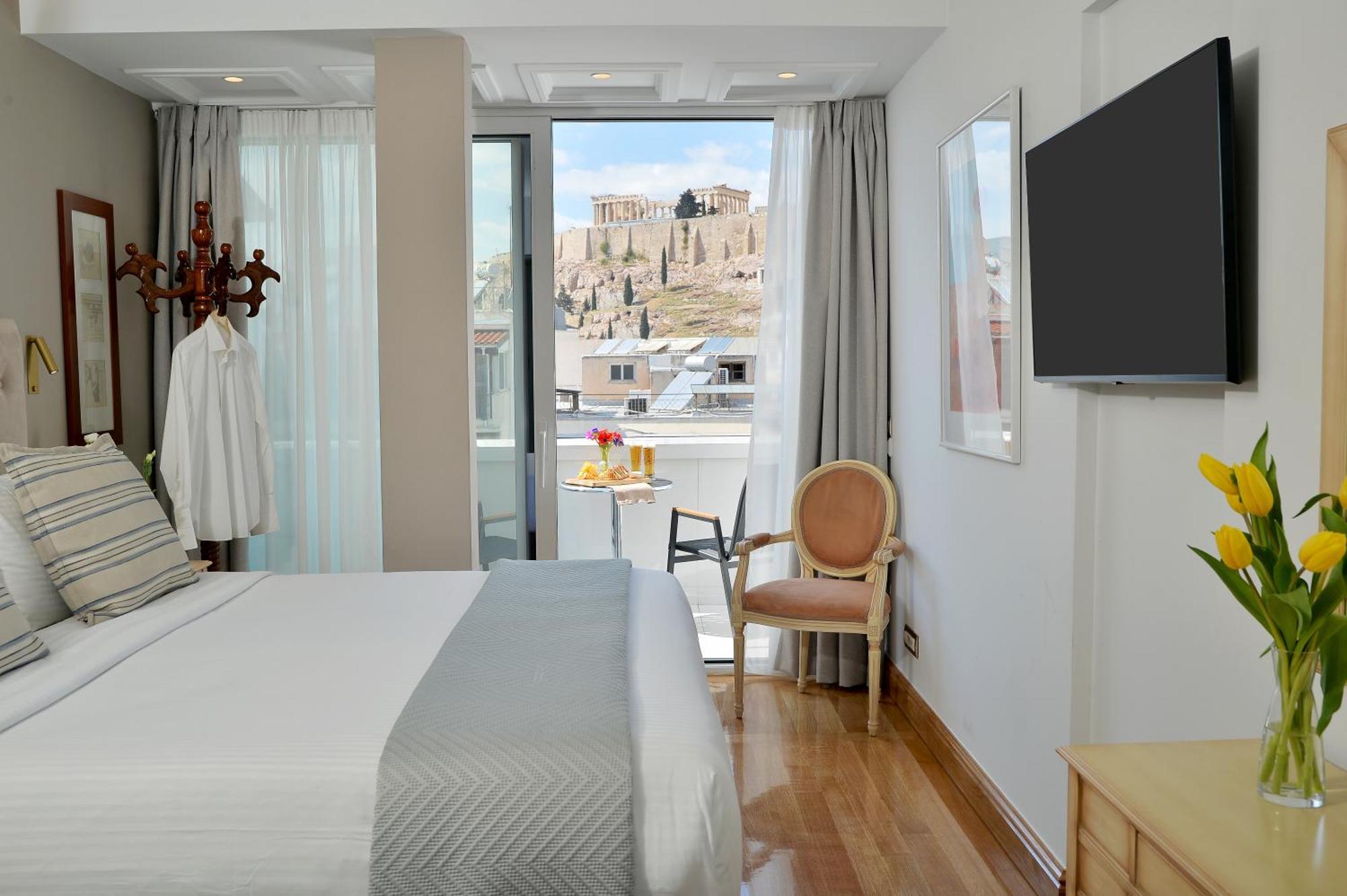 Camera Premium con Balcone e Vista Acropoli