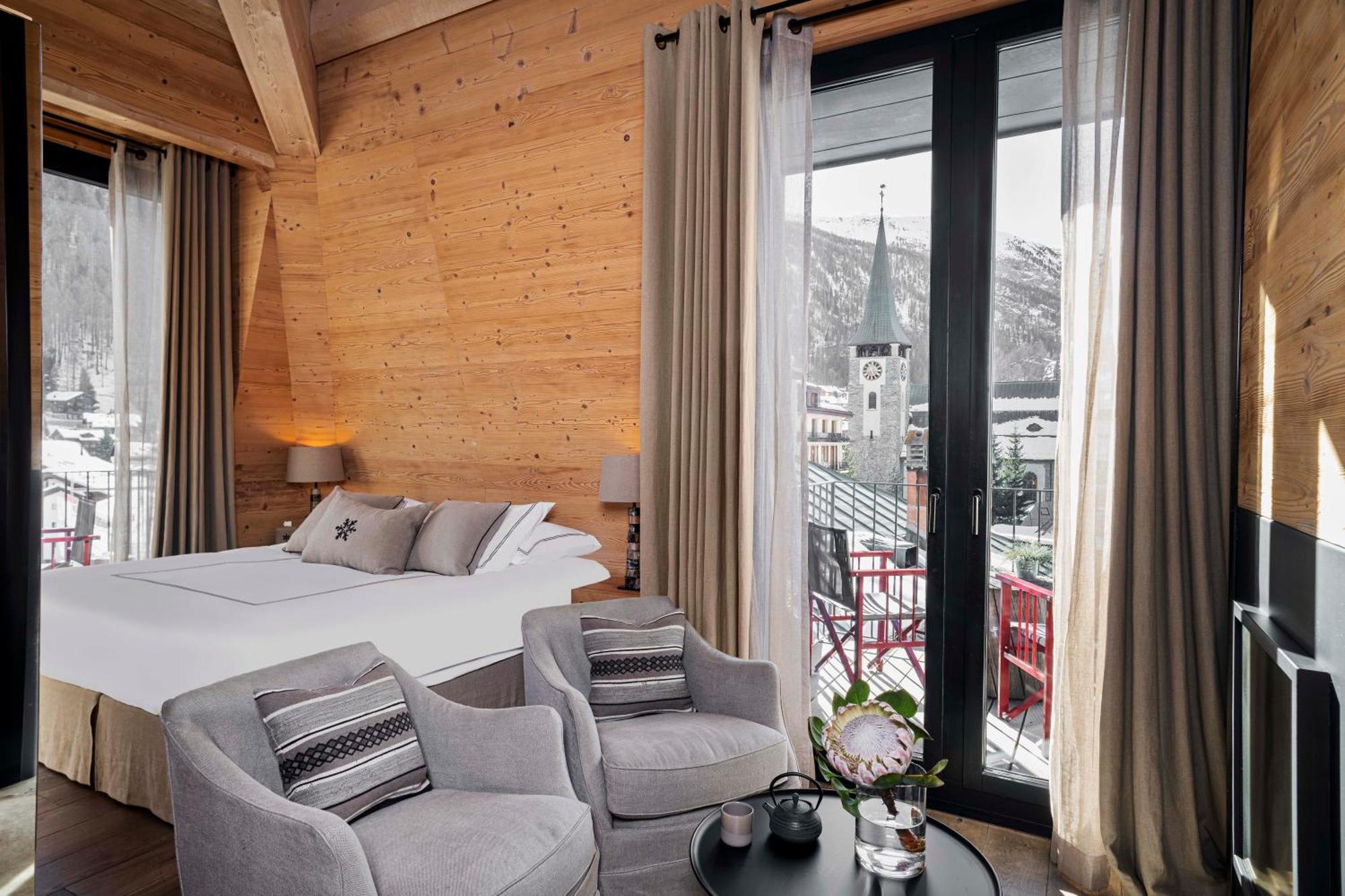 Doppelzimmer mit Bergblick