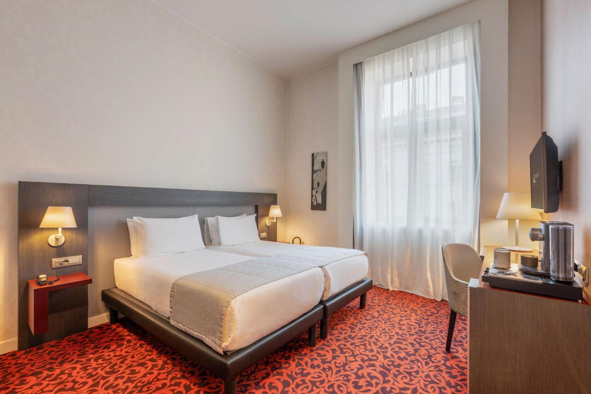 Kamer met 2 Queensize Bedden