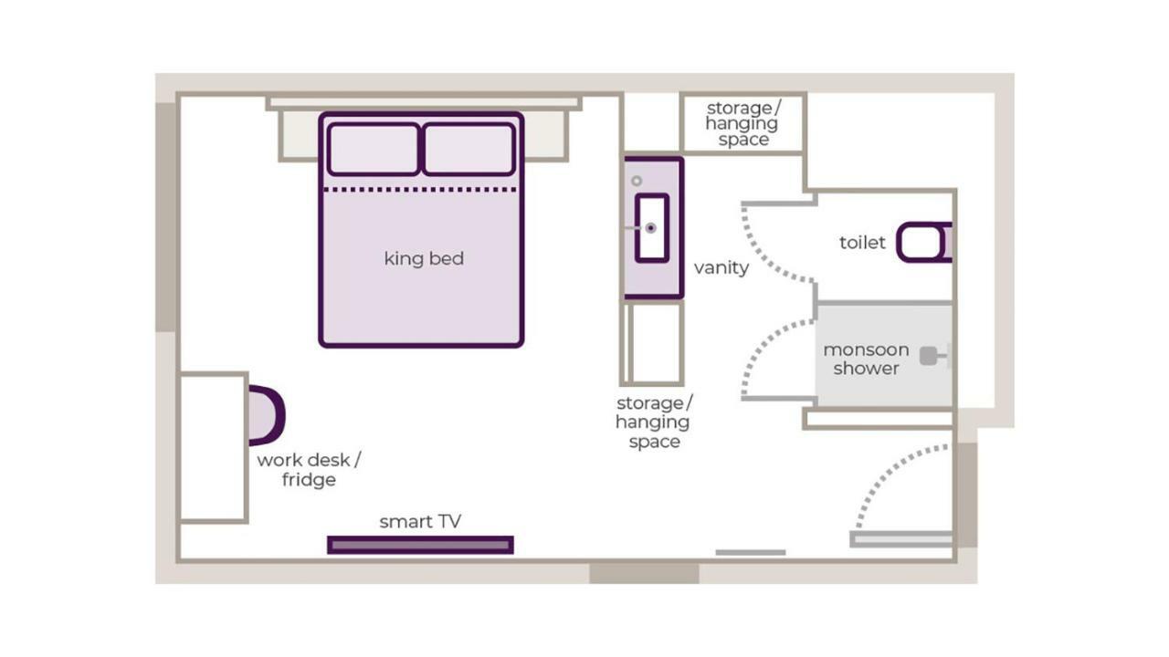 Acomodação Premium com Cama Queen-size