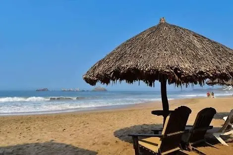 Villa Para 8P 6A 2M Dentro Del Hotel A Un Costado Del Krystal Ixtapa Cuenta Con Playa Y Wifi (Adults Only)