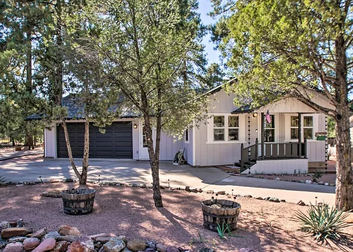 Peaceful Deck + Fire Pit: Payson Home!