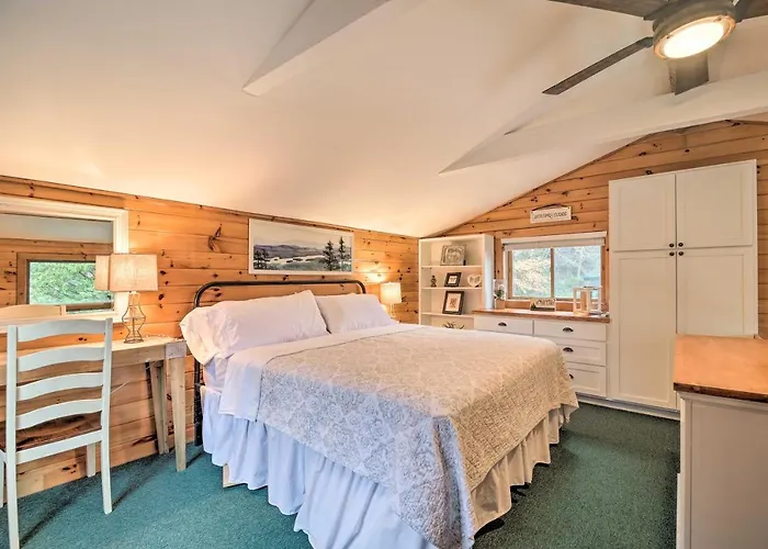 'Skylight' Adirondack Cabin W/ On-Site Lake
