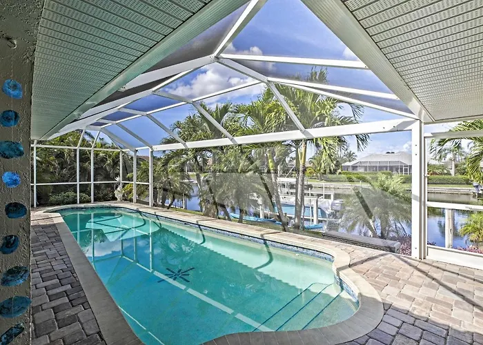Canal Waterfront Home With Private Pool & Dock!