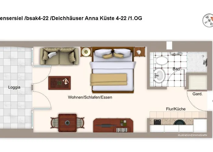 Deichhäuser Anna Küste Deichhäuser Anna Küste 4-22