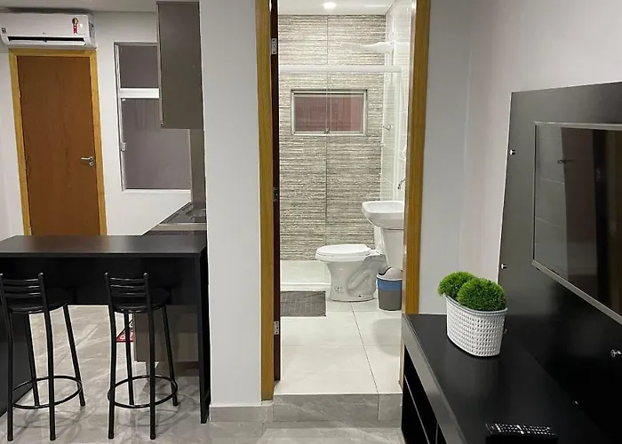 Novo apartamento Studio a poucos passos do Paraguai - Vila Portes