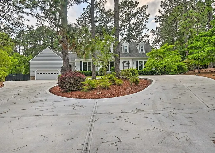 Peaceful Southern Pines Home W/ Pool + Yard!