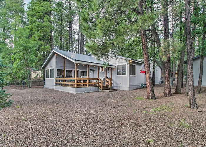 Bring A Pet: Pinetop Cabin W/ Game Room!