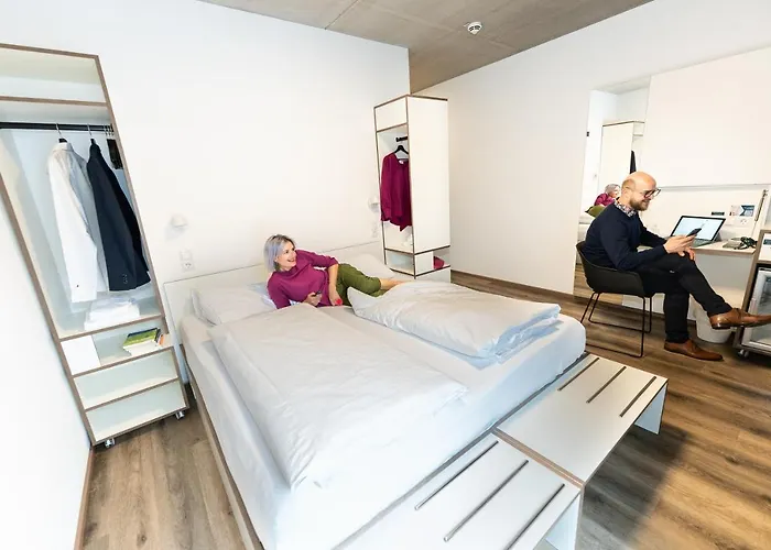 Motel Schlafraum contactless check-in