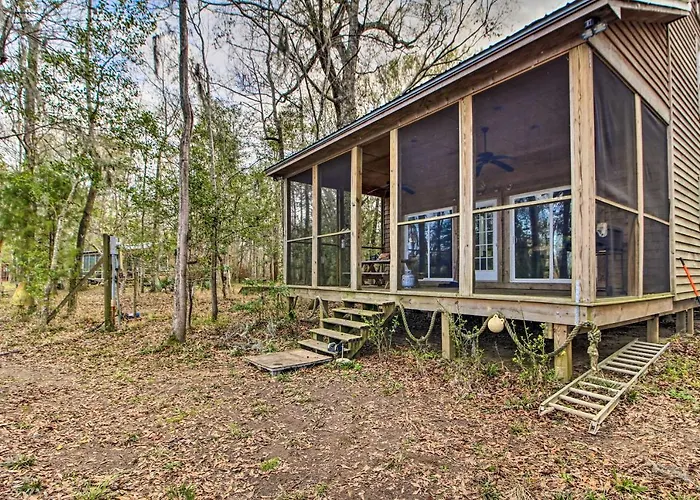 Secluded Santee River Island Retreat W/ Dock!