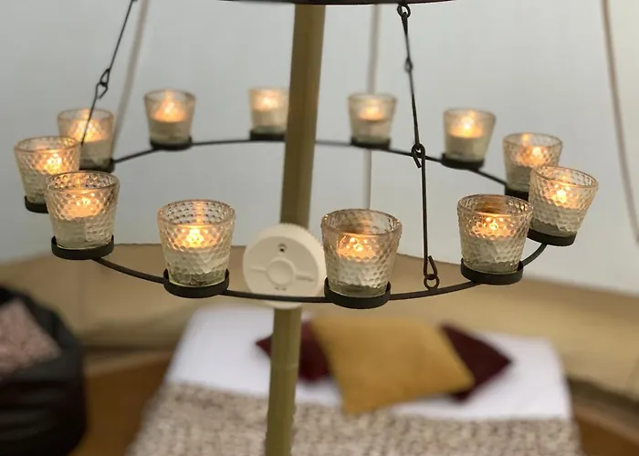 Home Farm Radnage 8 Glamping Bell Tent, With Log Burner And Fire Pit