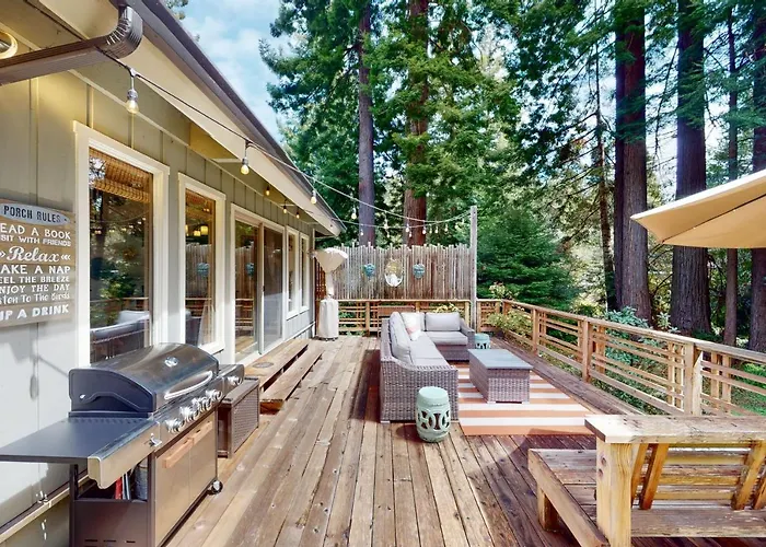 Mendocino Cozy Cabin-Large Patio Grill & Garden
