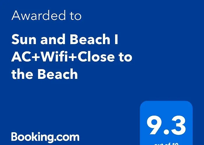 Sun And Beach I Ac+Wifi+Close To The Beach