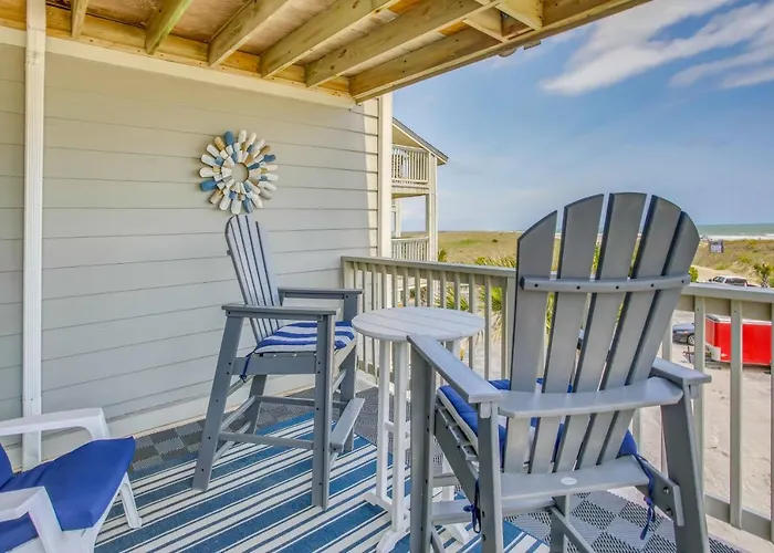 Ocean-View Balcony: Carolina Beach Condo!