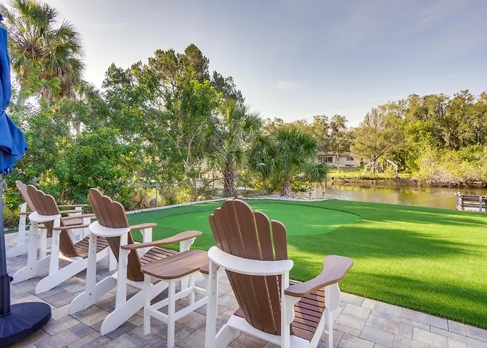 Riverfront Home W/ Putting Green & Boat Dock!