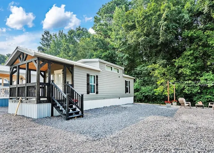 3 Bearly Working Luxury Tiny House Firepit Mins To Lake Guntersville