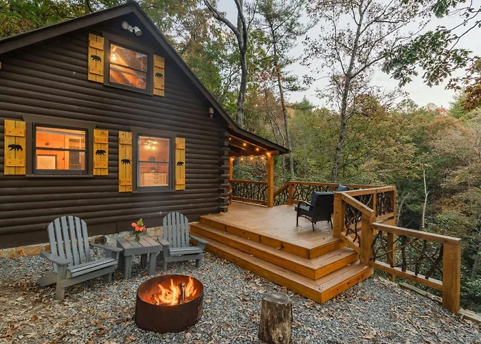 Log Cabin With Mountain View And Privacy