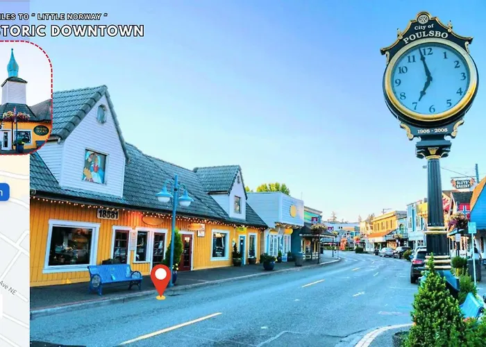 Poulsbo Scandinavian Retreat 2 Blocks To Dt