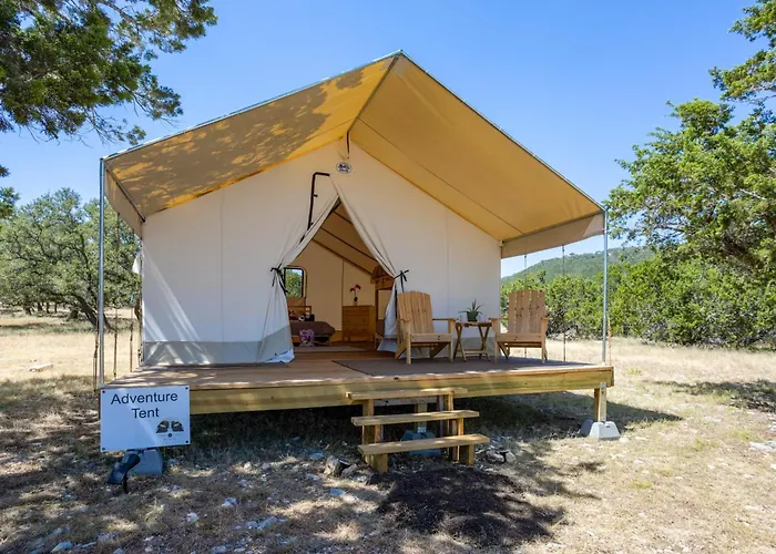 Off-Grid Hill Country Glamping Tent