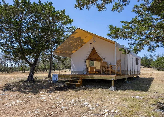 Off-Grid Hill Country Glamping Tent