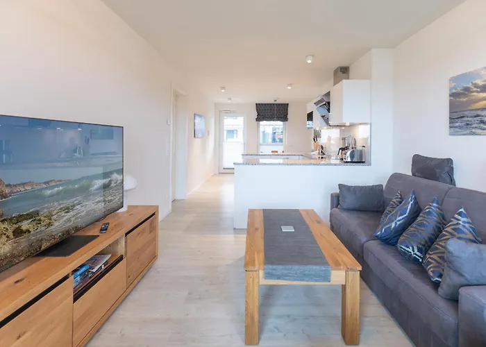 Ferienwohnung Nordseetraum direkt am Nordseedeich mit Blick auf den See