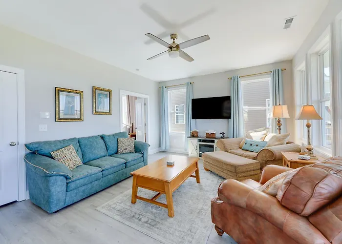 North Topsail Getaway W/ Panoramic Sound Views!