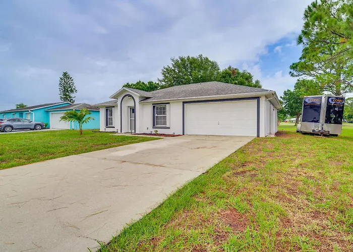 Private Yard + Patio: Central Sebastian Home!