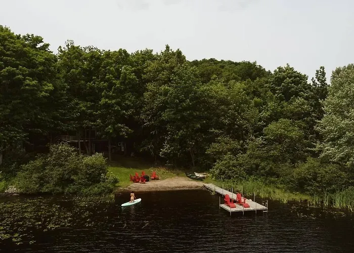 The Fox Lakefront Cottage With Privatebeach And Sauna