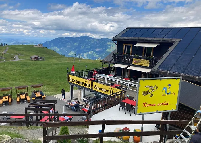 Ausflugs-Ski-Pistenhotel Klewenstock AUTO FREI nur mit der Pendelbahn erreichbar auf 1600müm