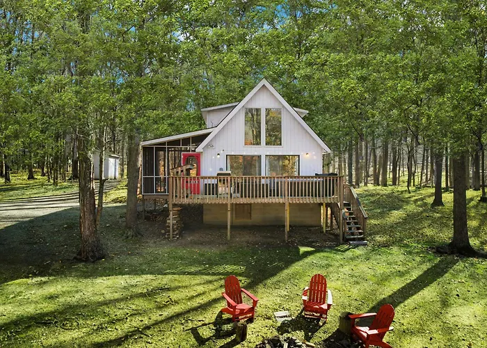 Cabin W Hot Tub & Fire Pit Cacapon State Park