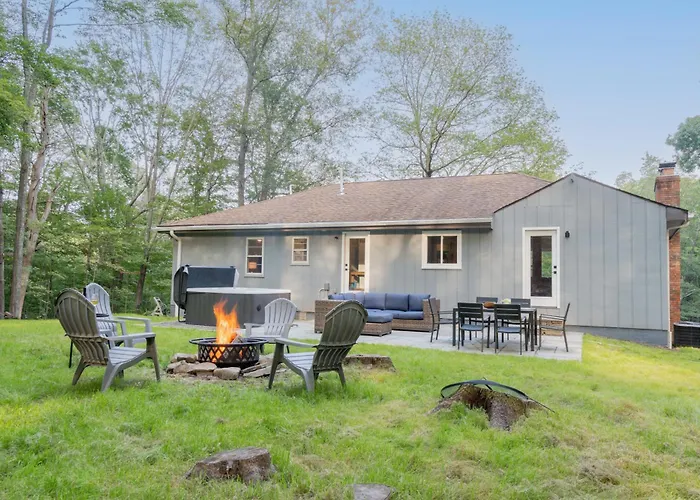 Modern Rustic Escape W/Hot Tub - High Falls Lodge