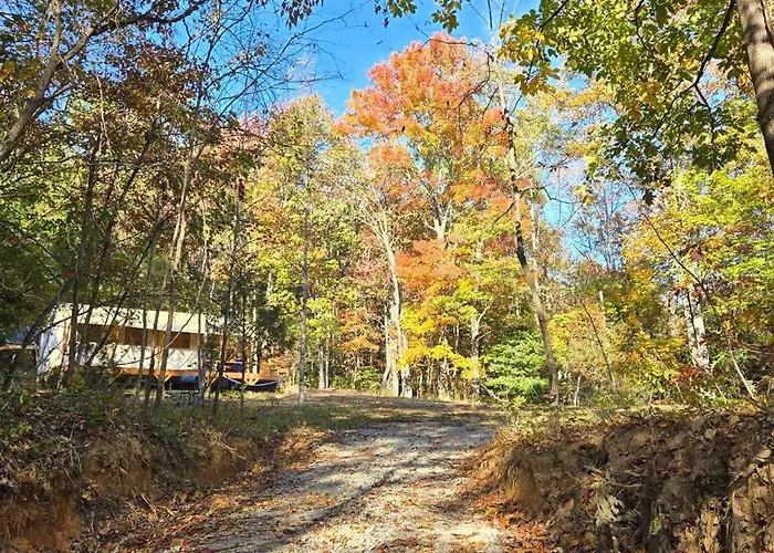 Charming Enclave Luxury Tent In The Woods Tent 3 Bambi'S Playground