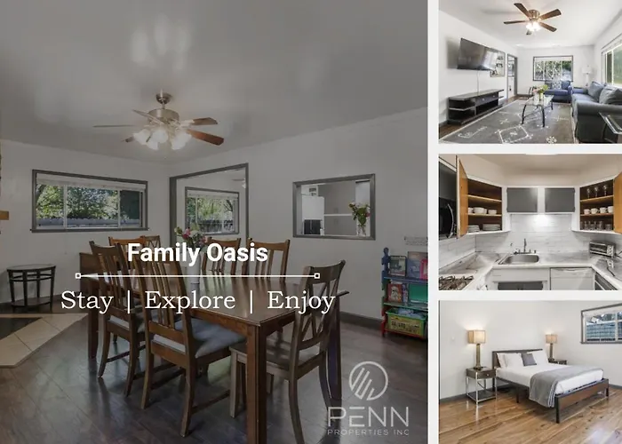 Spacious Home & Guest House, 2 Kitchen & Garden