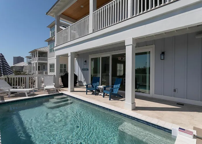 New Azul Oasis Private Pool Walk To Beach! Dog Friendly Orange Beach Cottage!