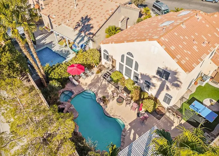 Henderson Hacienda, 5Br Free Heated Pool-Spa, 15 Min To Strip