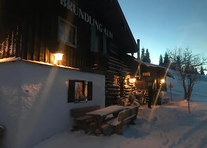 Bründling-Alm Berggasthof auf 1167m auf dem Hochfelln