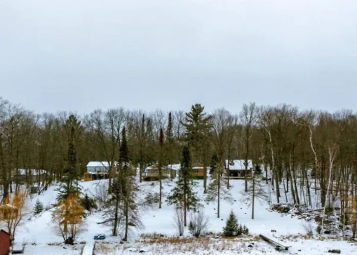 Cozy Hayward Moose Lake Getaway