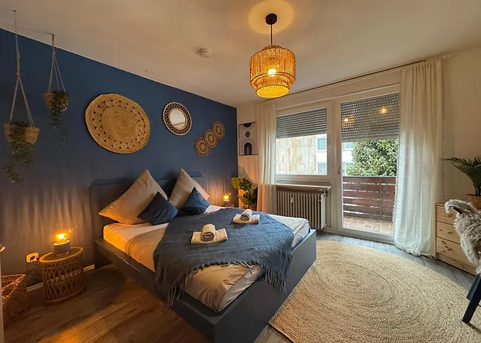 BOHO Apartment Zirbe Blue