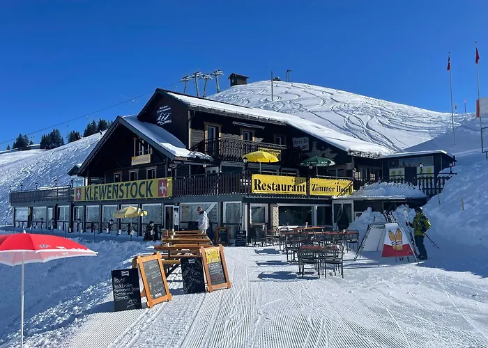 Ausflugs-Ski-Pistenhotel Klewenstock Auto Frei Mit Dem Mobiltelefon Bestellen Nur Mit Der Pendelbahn Erreichbar Auf 1600Muem