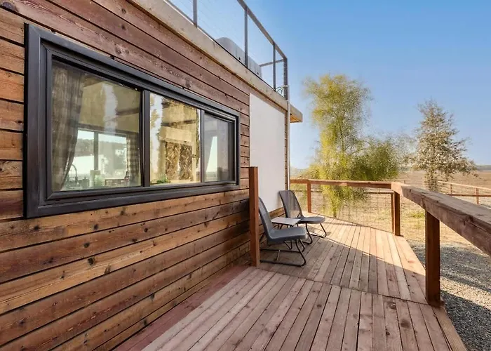 Rooftop Spa Tiny Cargo Home Farm Experience