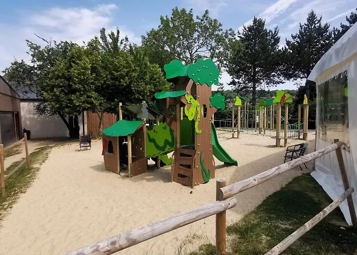 Houlgate-420- Mobilhome cosy 3 chambres 6 personnes Camping 5 étoiles