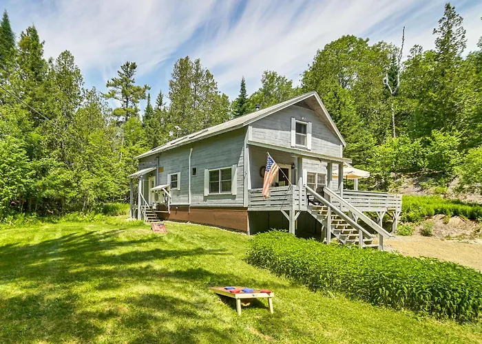 1 Mi To Rangeley Lake: Cabin W/ Wraparound Deck!