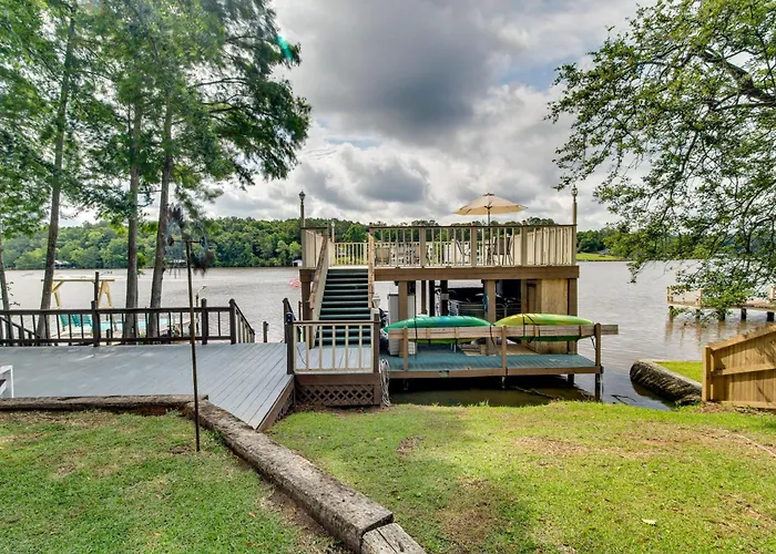Private Dock + Fire Pit: Gantt Lake Getaway!