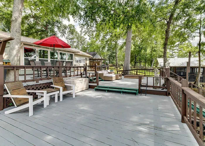 Private Dock + Fire Pit: Gantt Lake Getaway!
