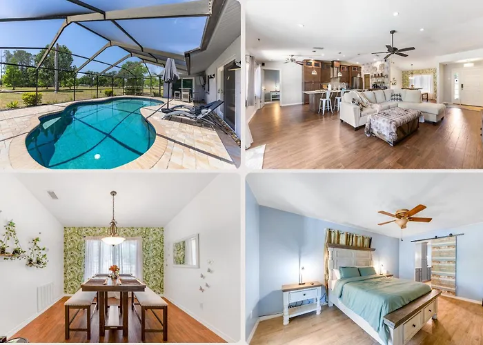 3Br Wesley Chapel Retreat With Private Pool - Pet-Friendly - Spacious Parking