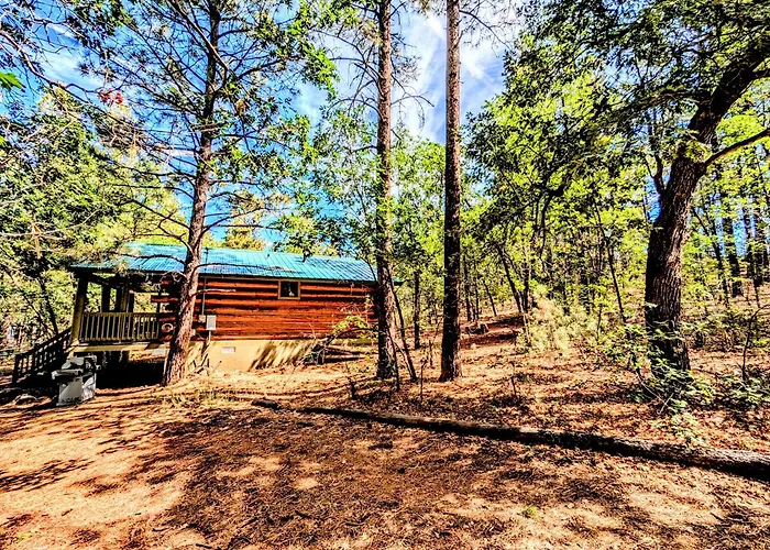 Charming Log Cabin In Tall Pines W Large Deck