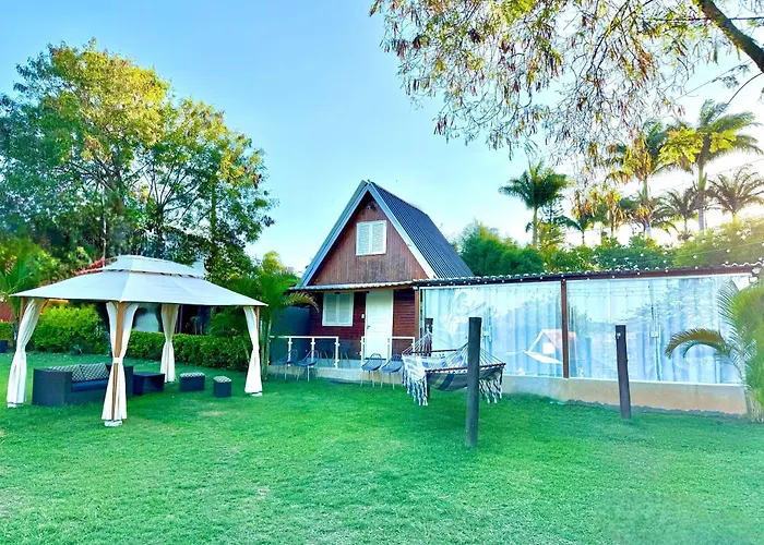 Cabana Show Piscina Lagoa - Camping Carrion